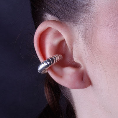 Piercing de Prata Pressão para Orelha - 67071