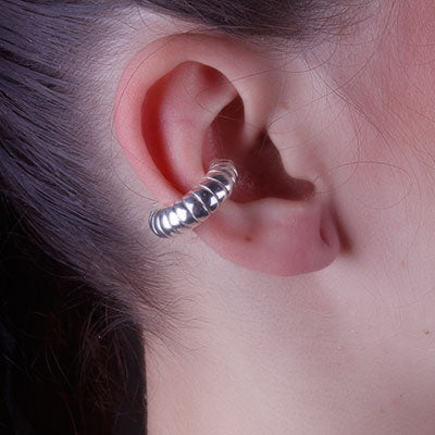 Piercing de Prata Pressão para Orelha - 67071