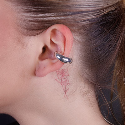 Piercing de Prata Pressão para Orelha - 67072