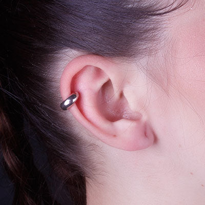 Piercing de Prata Pressão para Orelha - 67082