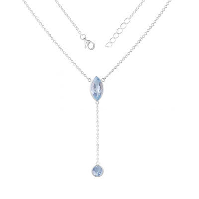 Gargantilha de Prata Topázio - 67113