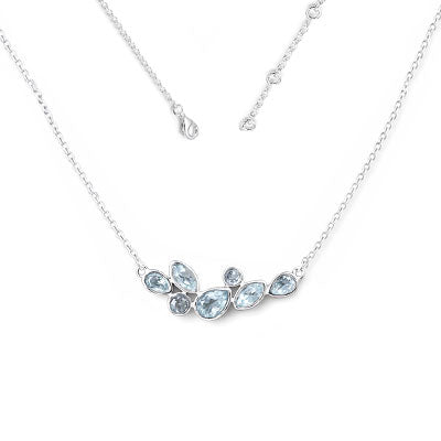 Gargantilha de Prata com Topázio - 67146