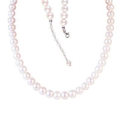 Gargantilha de Prata com Pérolas - 67152