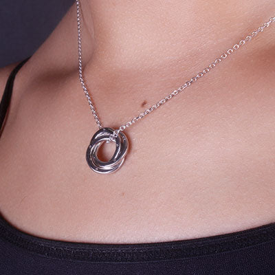 Gargantilha de Prata com Zircônia - 67165