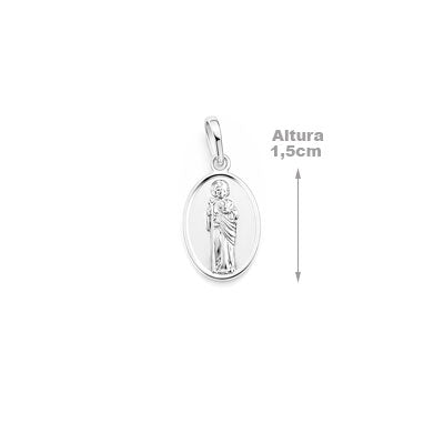 Pingente de Prata São Judas Tadeu - 67217 - soprata