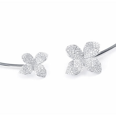 Gargantilha Aro de Prata Flor - 67233