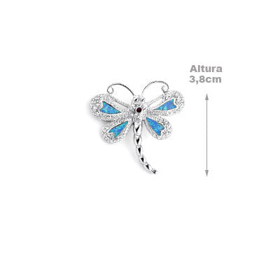 Pingente de Prata Libélula - 67273