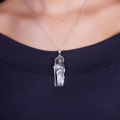 Pingente de Prata Jesus Cristo - 67289