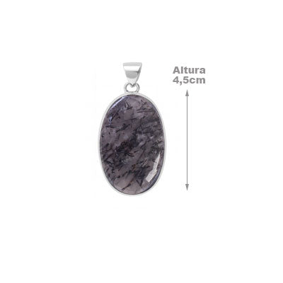 Pingente de Prata com Cristal Rutilado - 67303