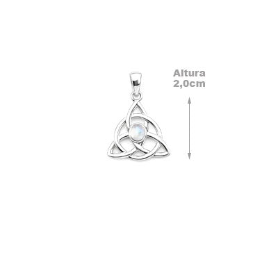 Pingente de Prata com Pedra da Lua - 67334 - soprata