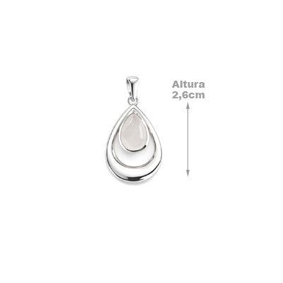 Pingente de Prata com Pedra da Lua -67354