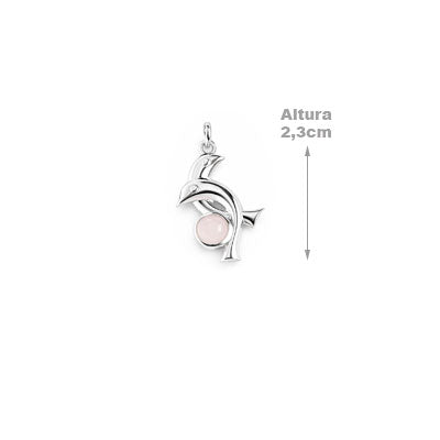 Pingente de Prata Golfinhos  - 67368