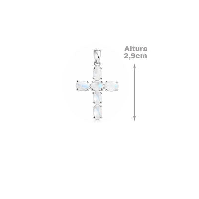 Pingente de Prata Cruz - 67427