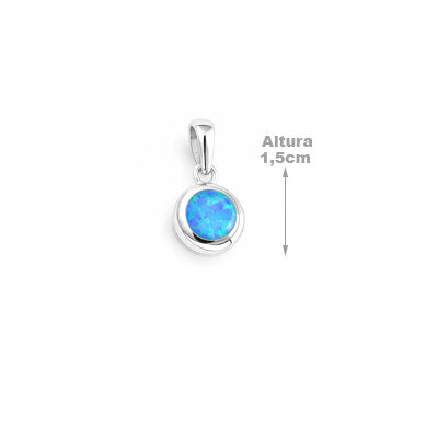 Pingente de Prata com Opala - 67437