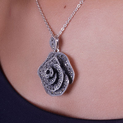 Pingente de Prata Flor - 67445