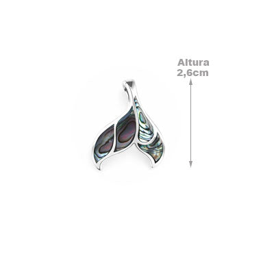 Pingente de Prata Rabo de Baleia - 67447