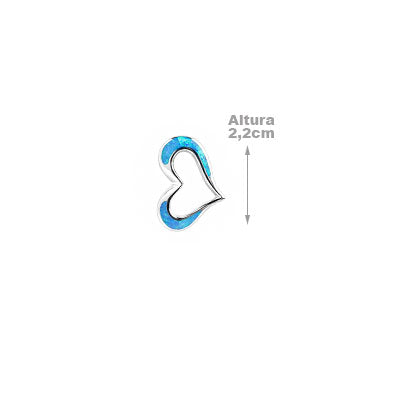 Pingente de Prata Coração - 67463