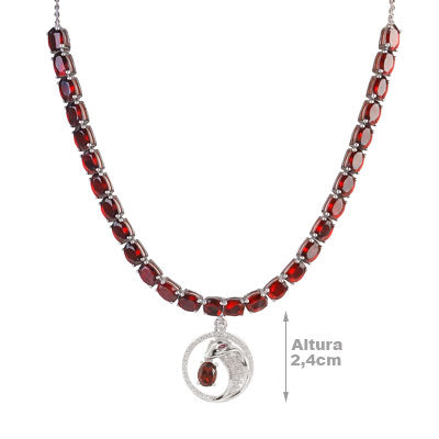 Gargantilha de Prata Serpente/Cobra - 67493