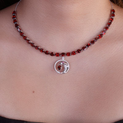 Gargantilha de Prata Serpente/Cobra - 67493