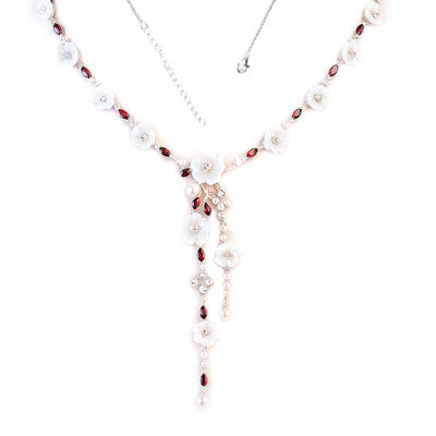 Gargantilha de Prata Flor - 67497