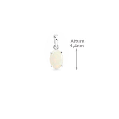 Pingente de Prata com Opala - 67516