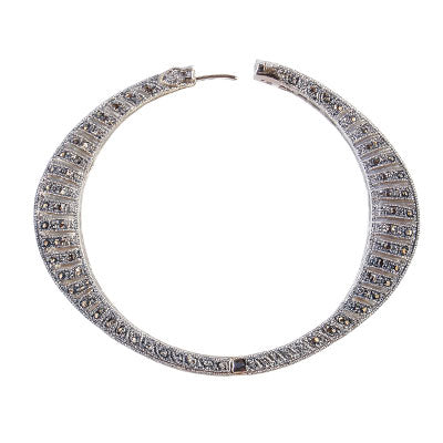 Bracelete de Prata com Marcassitas - 67533