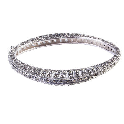 Bracelete de Prata com Marcassitas - 67533