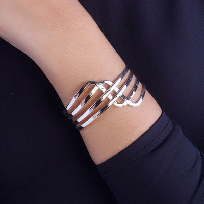 Bracelete de Prata Vazado - 67538