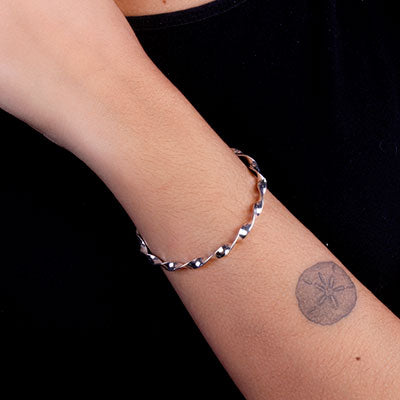 Bracelete de Prata Liso - 67539