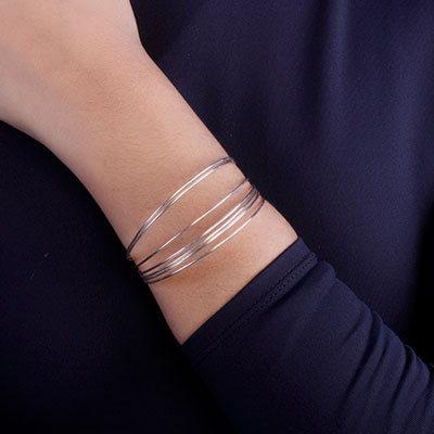 Bracelete de Prata Cartier - 67540