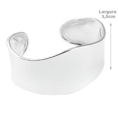 Bracelete de Prata Liso - 67544