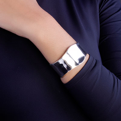 Bracelete de Prata Liso - 67544