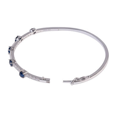 Bracelete de Prata com Pedras - 67548