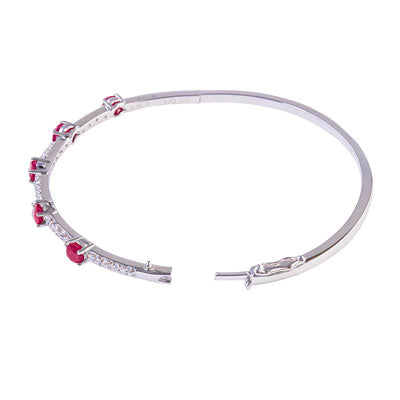 Bracelete de Prata com Pedras - 67551