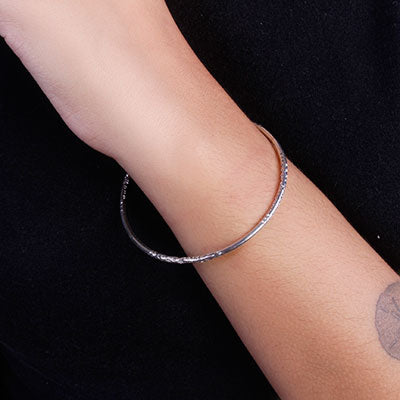 Bracelete de Prata Trabalhado - 67553