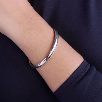 Bracelete de Prata Liso - 67554