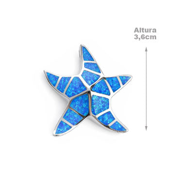 Pingente de Prata Estrela do Mar - 67565