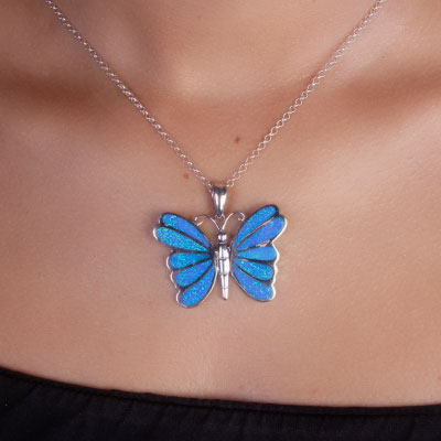 Pingente de Prata Borboleta - 67579