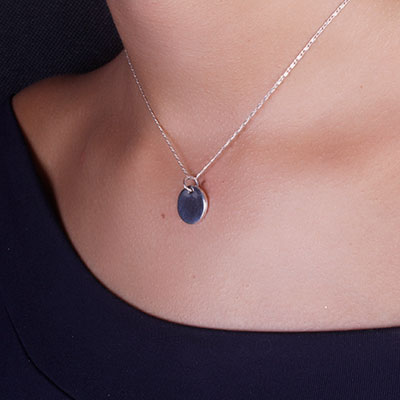 Pingente de Prata Placa - 67597