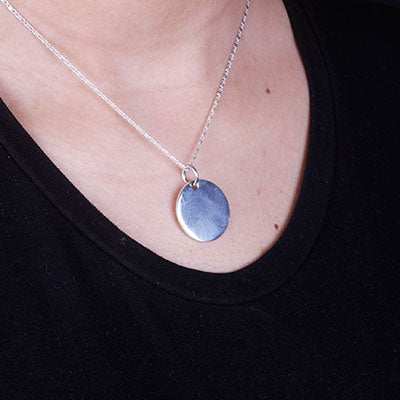 Pingente de Prata Placa - 67598