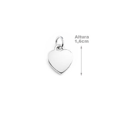 Pingente De Prata Coração - 67603
