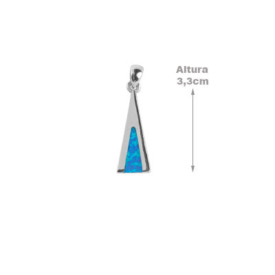 Pingente de Prata com Opala - 67606