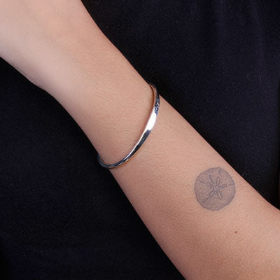 Bracelete de Prata Liso - 67619