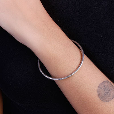 Bracelete de Prata Trabalhado - 67620