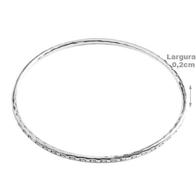 Bracelete de Prata Trabalhado - 67623