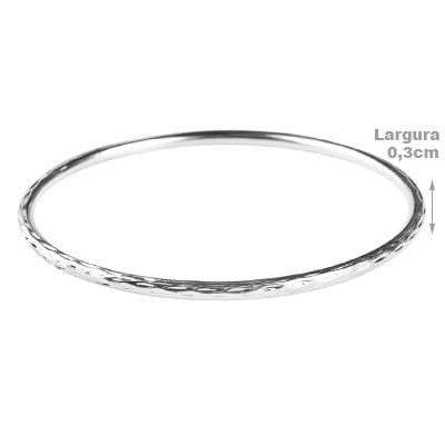 Bracelete de Prata Trabalhado - 67629