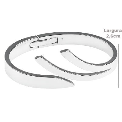 Bracelete de Prata Lisa - 67631