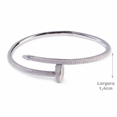 Bracelete de Prata Prego - 67632