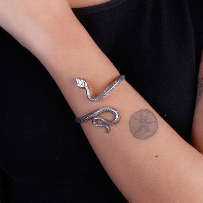 Bracelete de Prata Serpente/Cobra - 67634