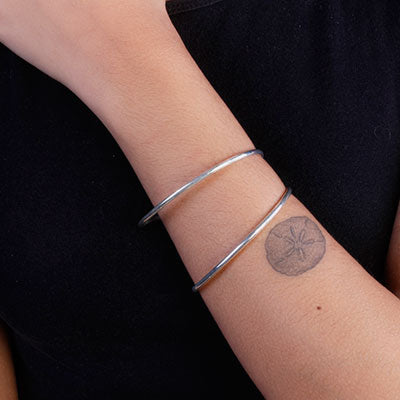 Bracelete de Prata Liso - 67635
